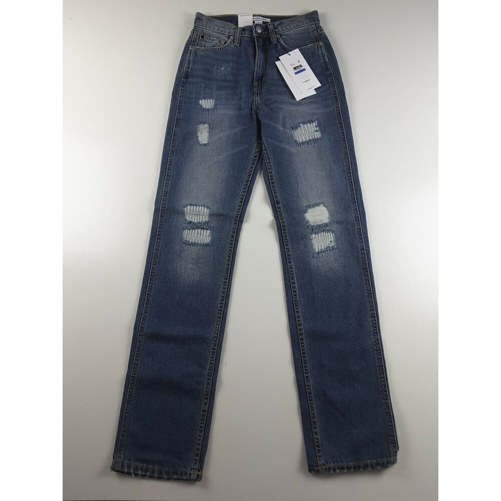 Calvin Klein Women's High Rise Straight Leg Jeans American Classics Size 25x32